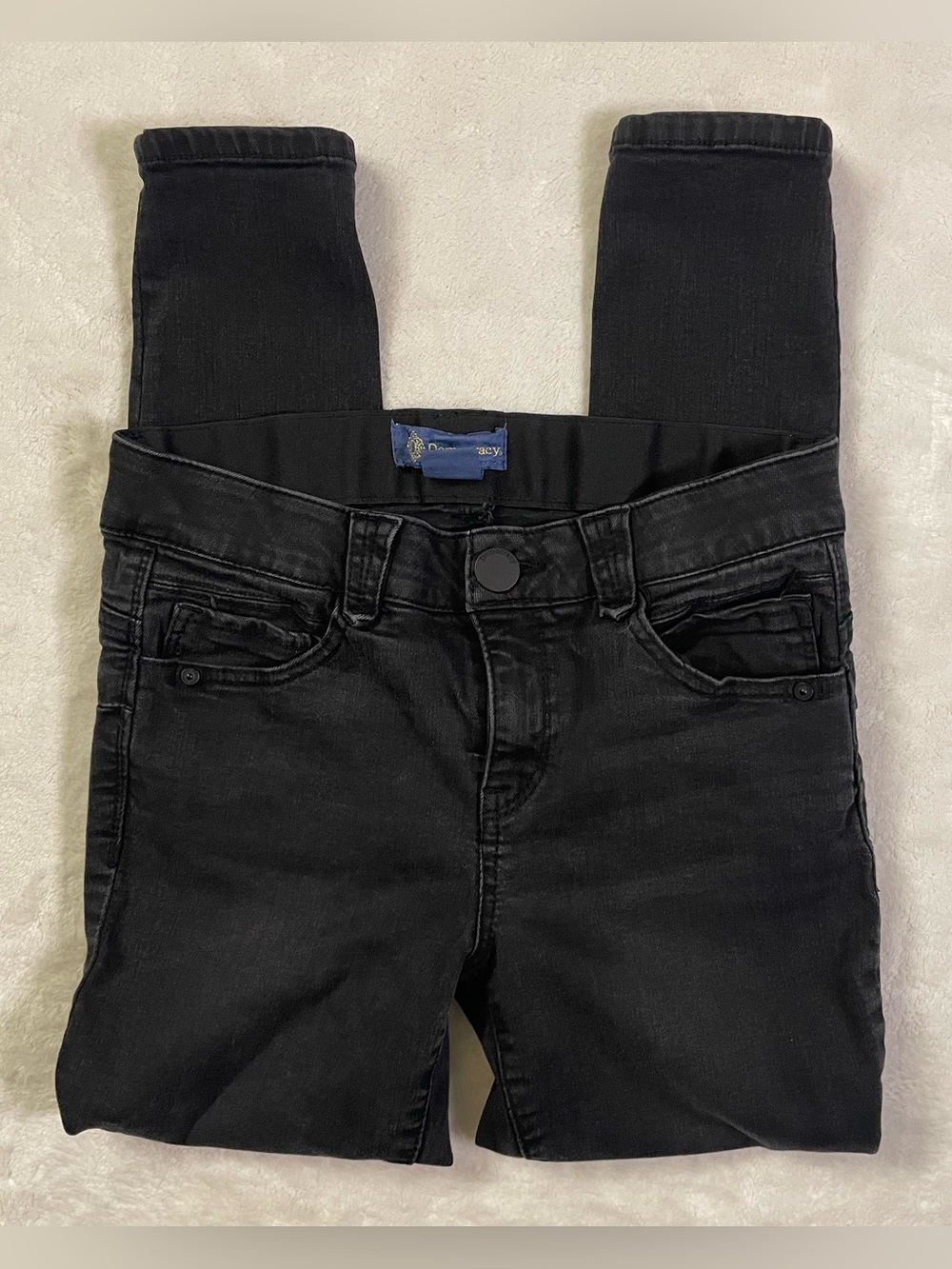 Democracy Jeans Black Straight Leg Jeans size 6P - Picture 2 of 15